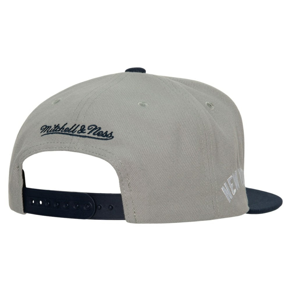 Gray New York Yankees Mitchell & Ness Cooperstown Collection Away Snapback Hat