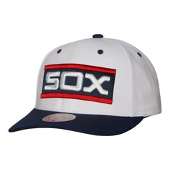 White Chicago White Sox Mitchell & Ness Cooperstown Collection Pro Crown Snapback Hat