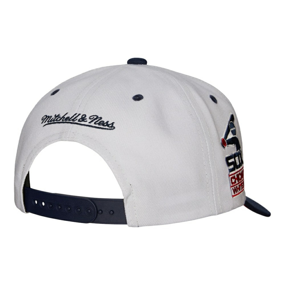 White Chicago White Sox Mitchell & Ness Cooperstown Collection Pro Crown Snapback Hat