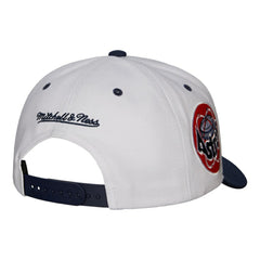 White Houston Astros Mitchell & Ness Cooperstown Collection Pro Crown Snapback Hat