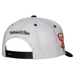 White San Francisco Giants Mitchell & Ness Cooperstown Collection Pro Crown Snapback Hat