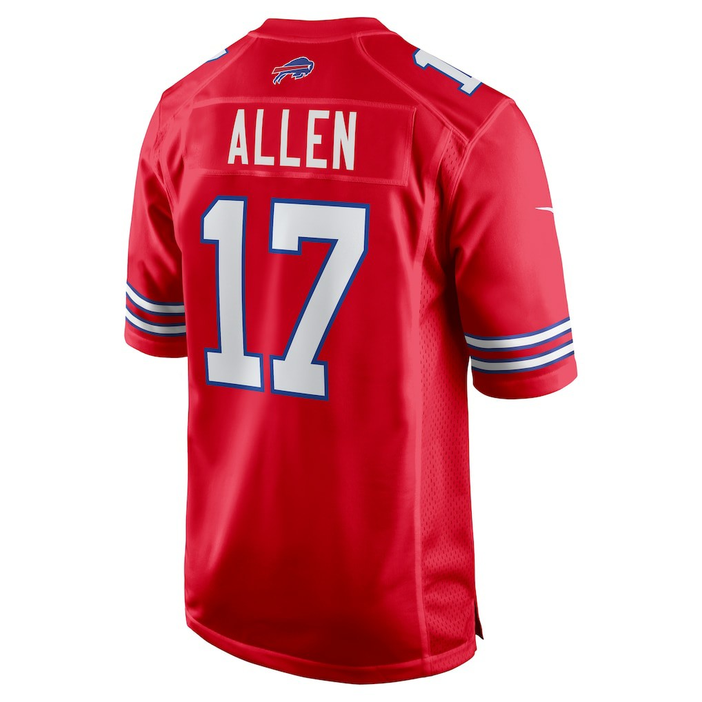 Josh Allen  Alternate Game Jersey - Buffalo Bills Jerseys