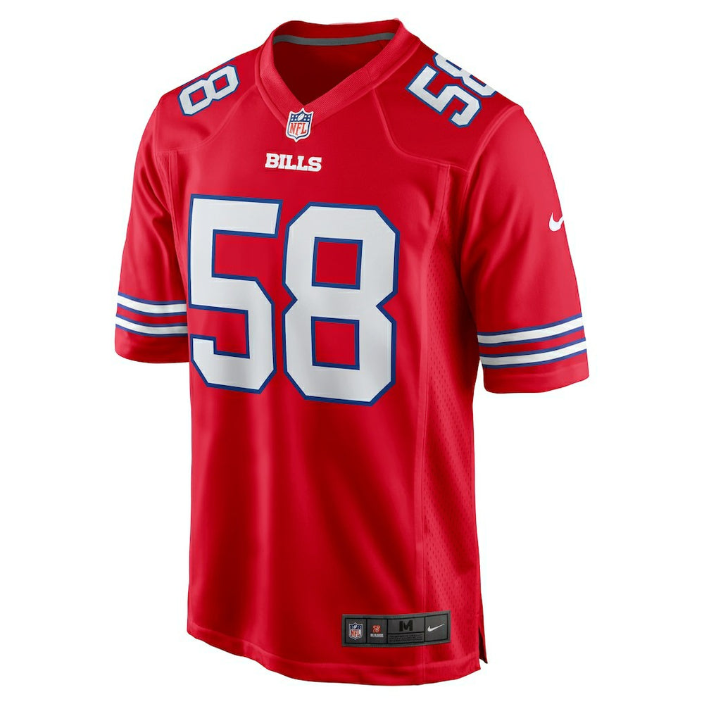 Matt Milano  Alternate Game Jersey - Buffalo Bills Jerseys
