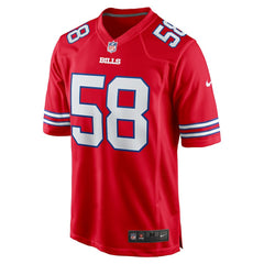 Matt Milano  Alternate Game Jersey - Buffalo Bills Jerseys