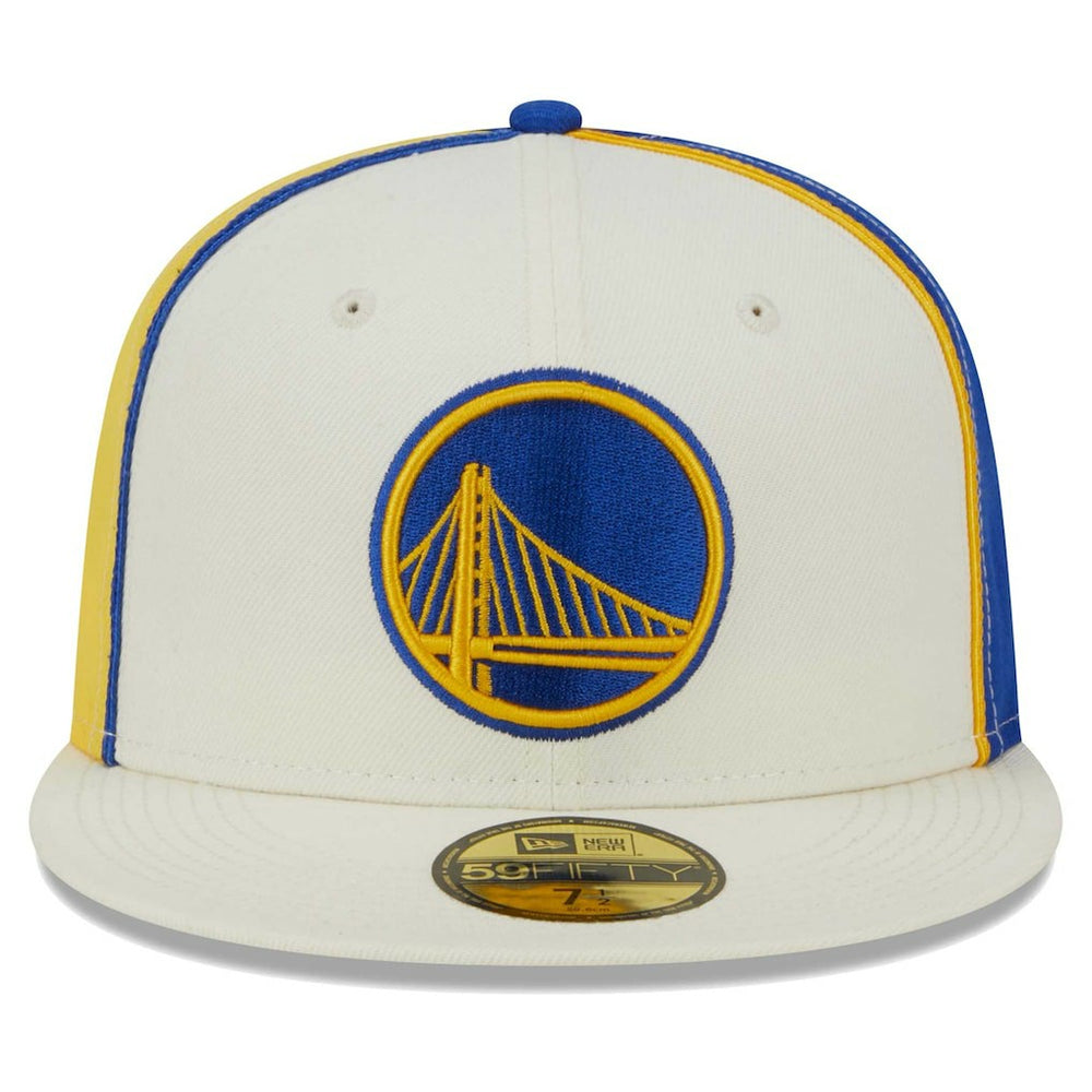 New Era Golden State Warriors Piped Pop Panel 59FIFTY Fitted Hat sale