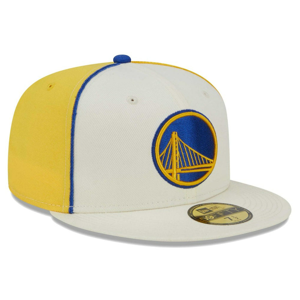 New Era Golden State Warriors Piped Pop Panel 59FIFTY Fitted Hat sale
