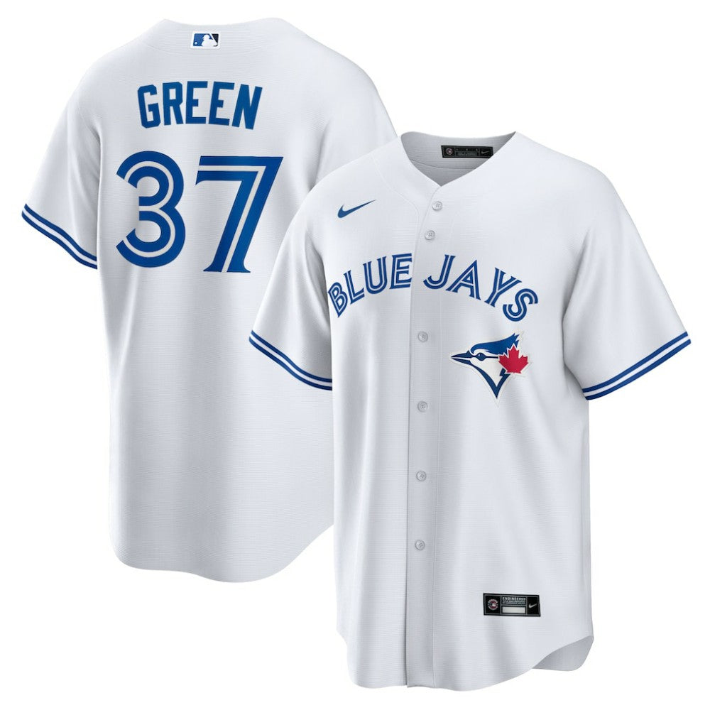 White Chad Green Toronto Blue Jays Nike Home Replica Player Jersey