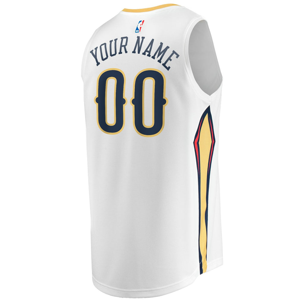 Fanatics New Orleans Pelicans Youth Fast Break Replica Custom Jersey