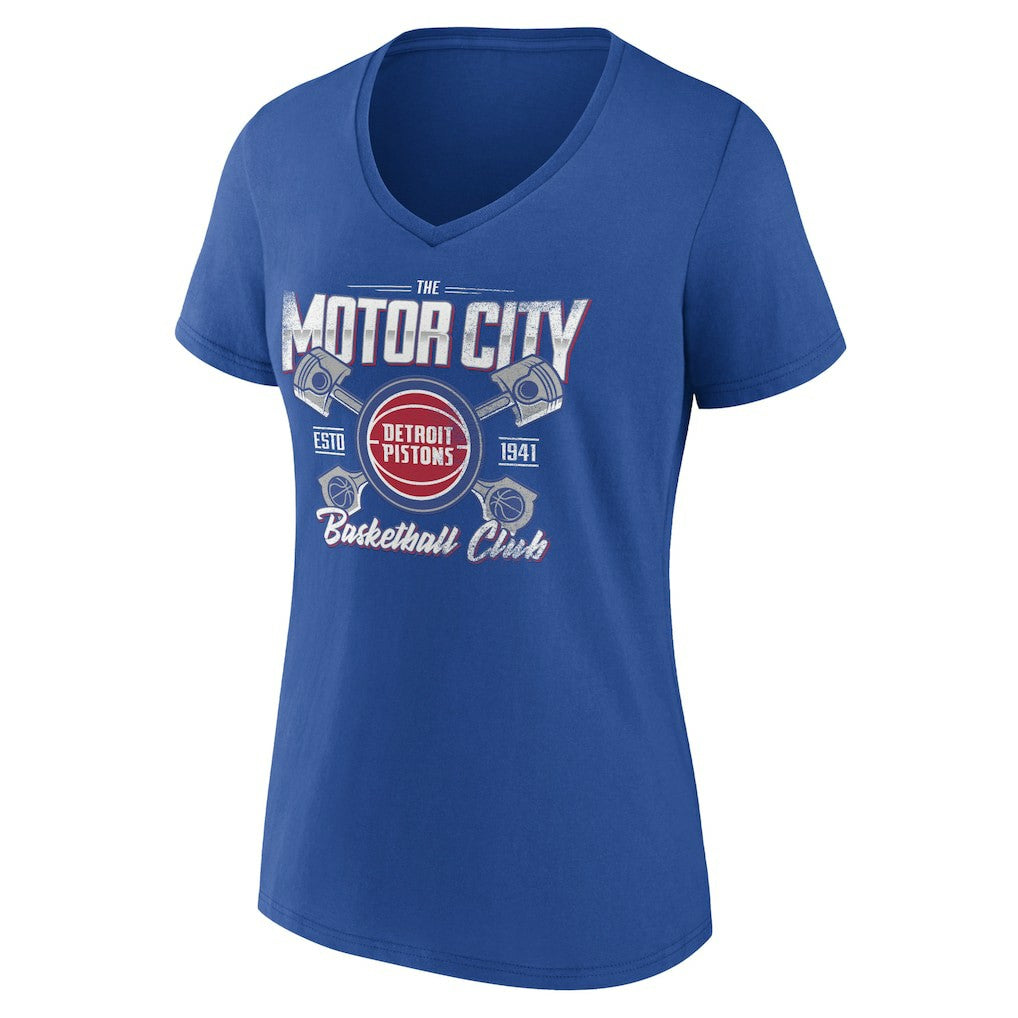 Detroit Pistons Women's Team Pride V-Neck T-Shirt sale