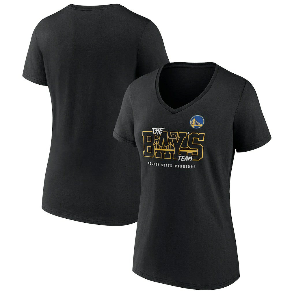 Golden State Warriors Women's Team Pride V-Neck T-Shirt sale