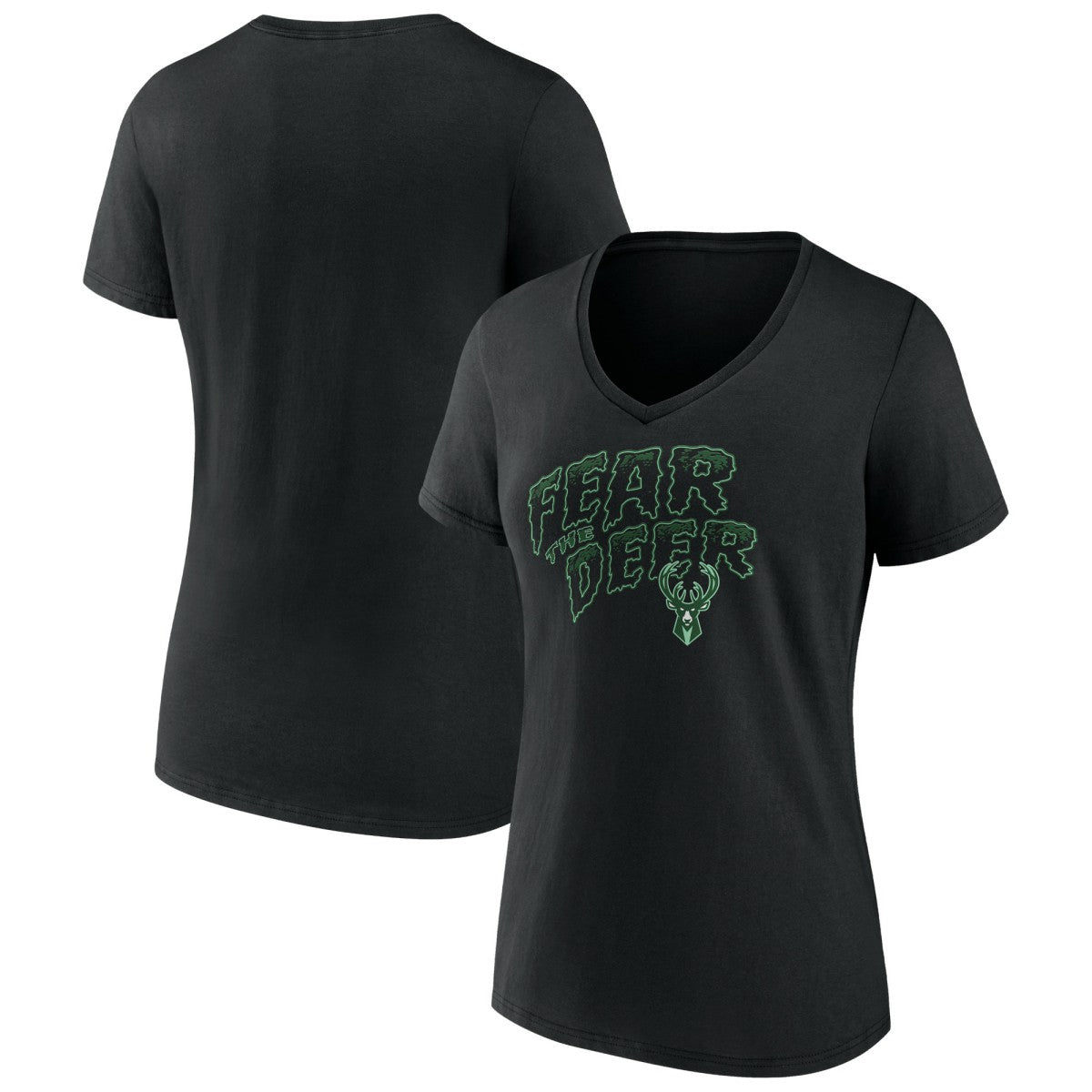 Milwaukee Bucks Women's Team Pride V-Neck T-Shirt