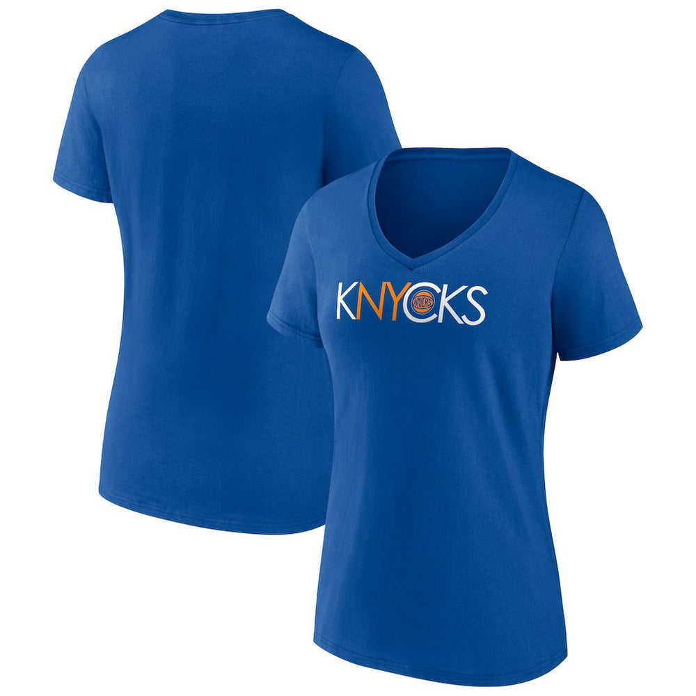 New York Knicks Women's Team Pride V-Neck T-Shirt