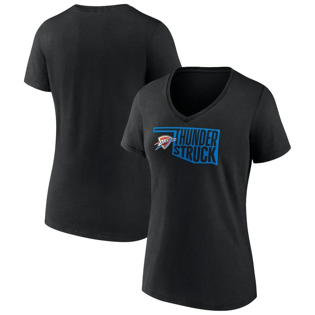 Oklahoma City Thunder Women's Team Pride V-Neck T-Shirt sale