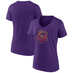 Los Angeles Lakers Women's Announcer V-Neck T-Shirt