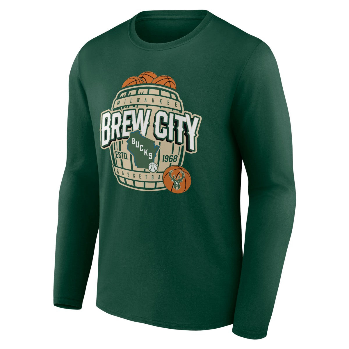 Milwaukee Bucks Announcer Long Sleeve T-Shirt