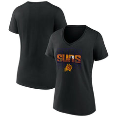 Phoenix Suns Women's Announcer V-Neck T-Shirt