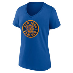 New York Knicks Women's Huddle V-Neck T-Shirt