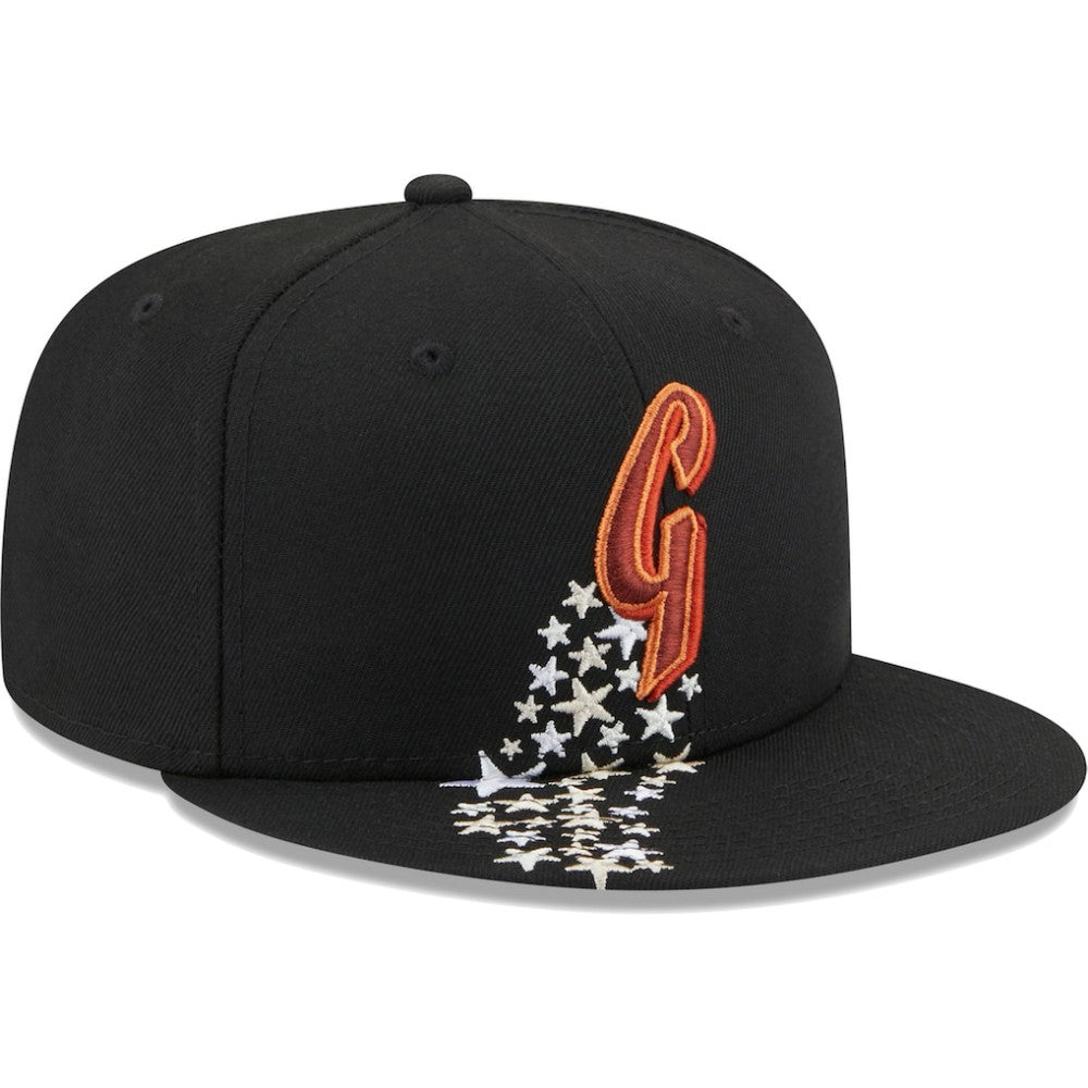Black San Francisco Giants New Era  Meteor 59FIFTY Fitted Hat
