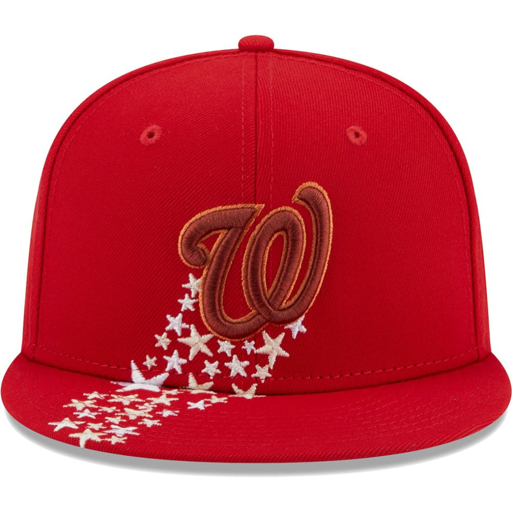 Red Washington Nationals New Era  Meteor 59FIFTY Fitted Hat