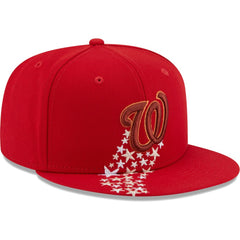 Red Washington Nationals New Era  Meteor 59FIFTY Fitted Hat