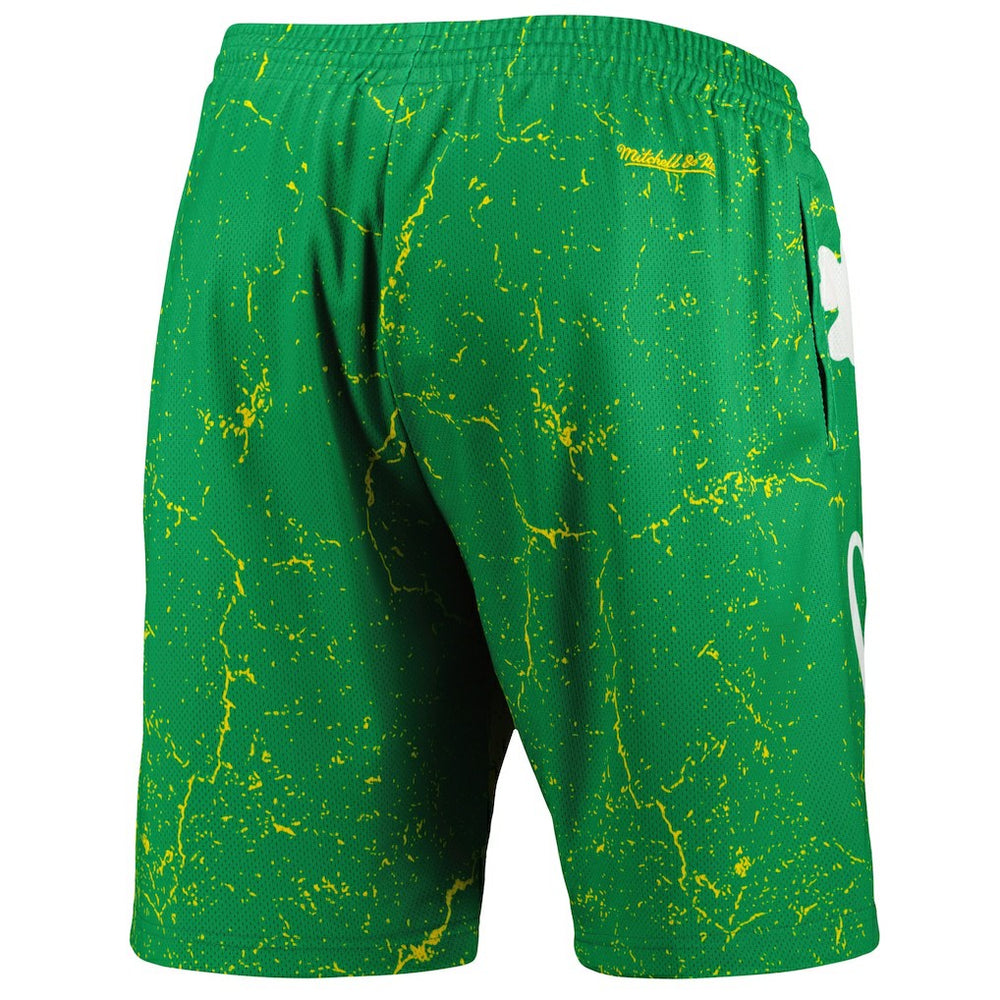 Mitchell & Ness Larry Bird Boston Celtics Hardwood Classics Player Burst Shorts