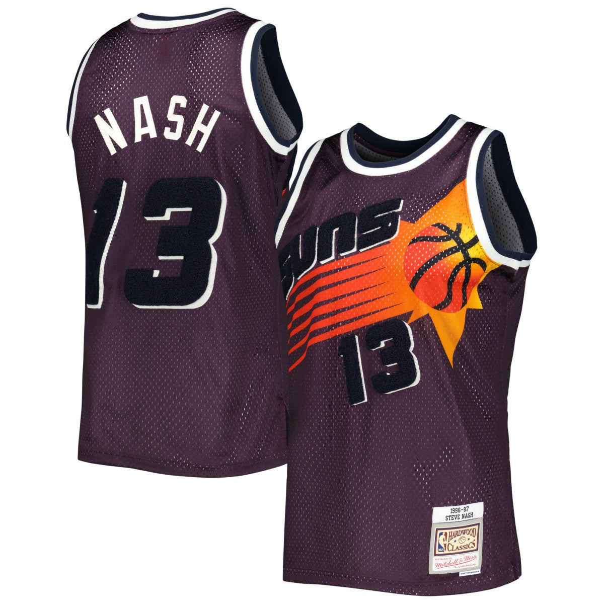 Mitchell & Ness Steve Nash Phoenix Suns 1996/97 Hardwood Classics Off-Court Swingman Jersey