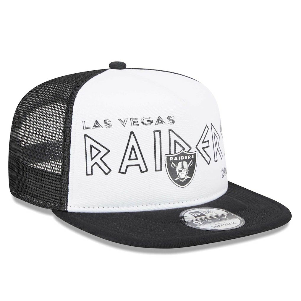 Banger 9FIFTY Trucker Snapback Hat - Las Vegas Raiders Hats