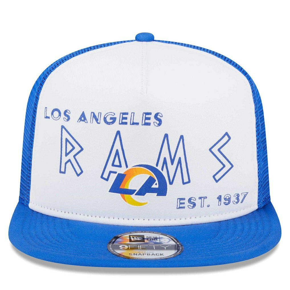 Banger 9FIFTY Trucker Snapback Hat - Los Angeles Rams Hats