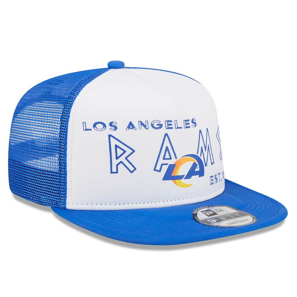 Banger 9FIFTY Trucker Snapback Hat - Los Angeles Rams Hats