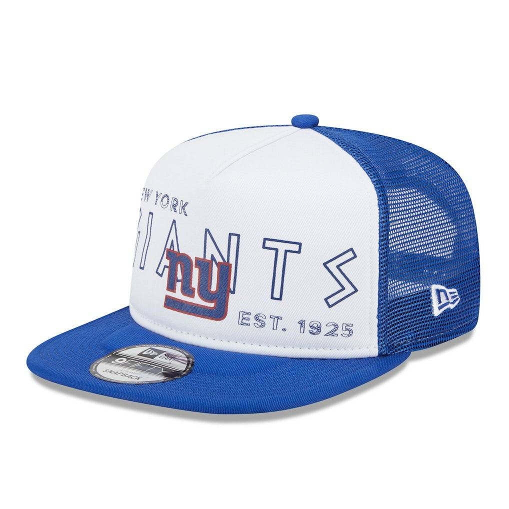 Banger 9FIFTY Trucker Snapback Hat - New York Giants Hats
