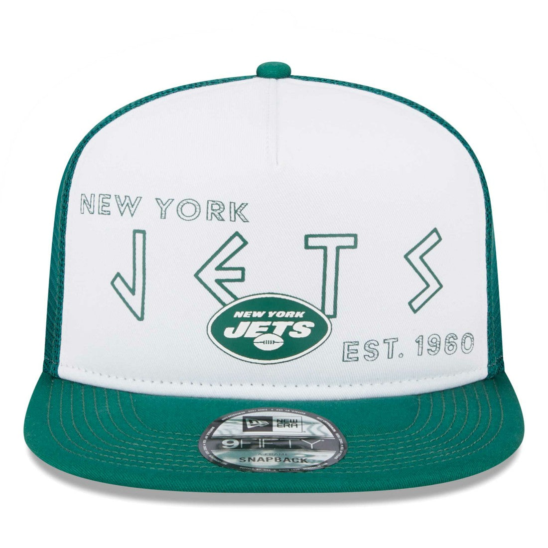 Banger 9FIFTY Trucker Snapback Hat - New York Jets Hats