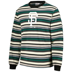Cream/Green San Francisco Giants PLEASURES Ballpark Long Sleeve T-Shirt