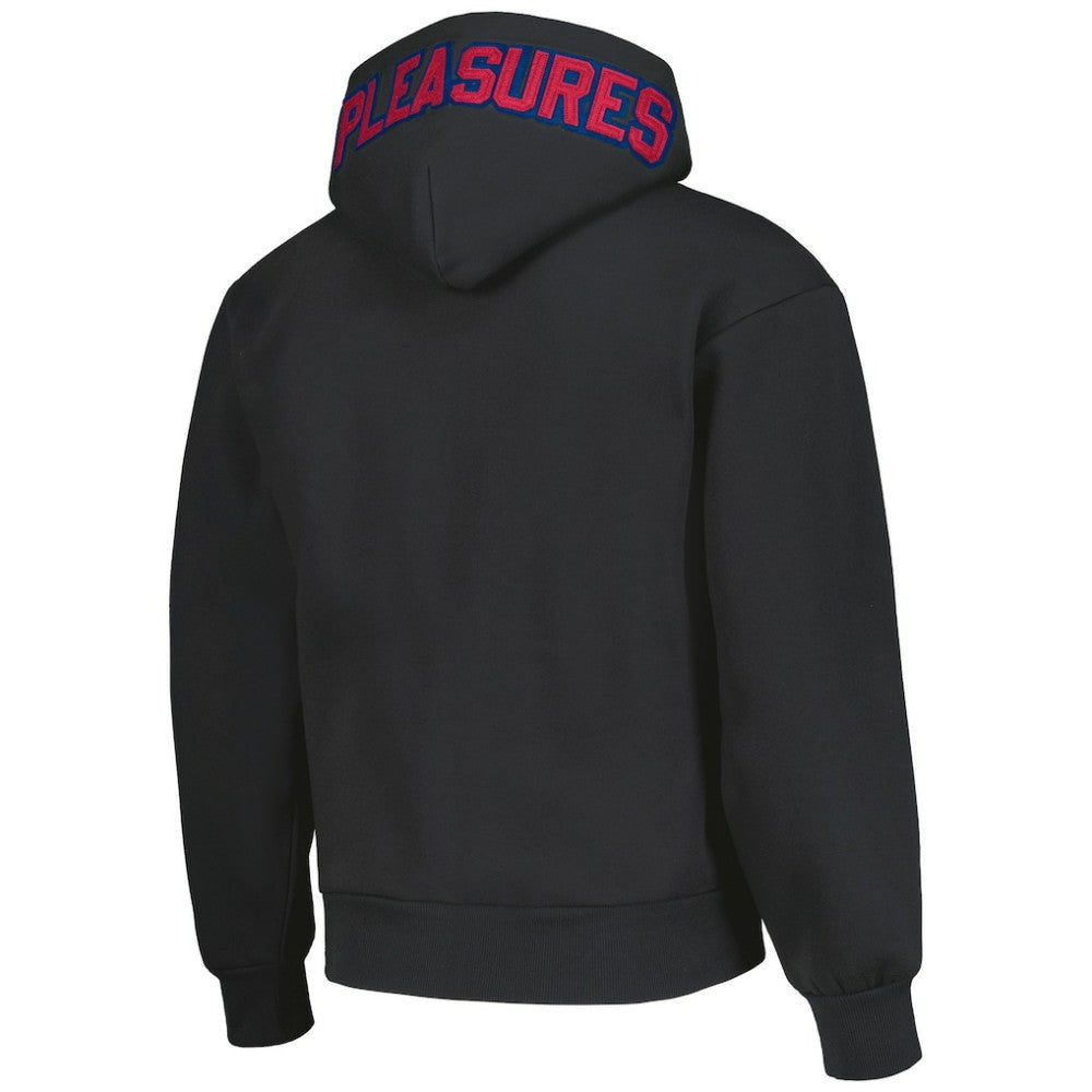 Black Atlanta Braves PLEASURES Opening Day Full-Zip Hoodie
