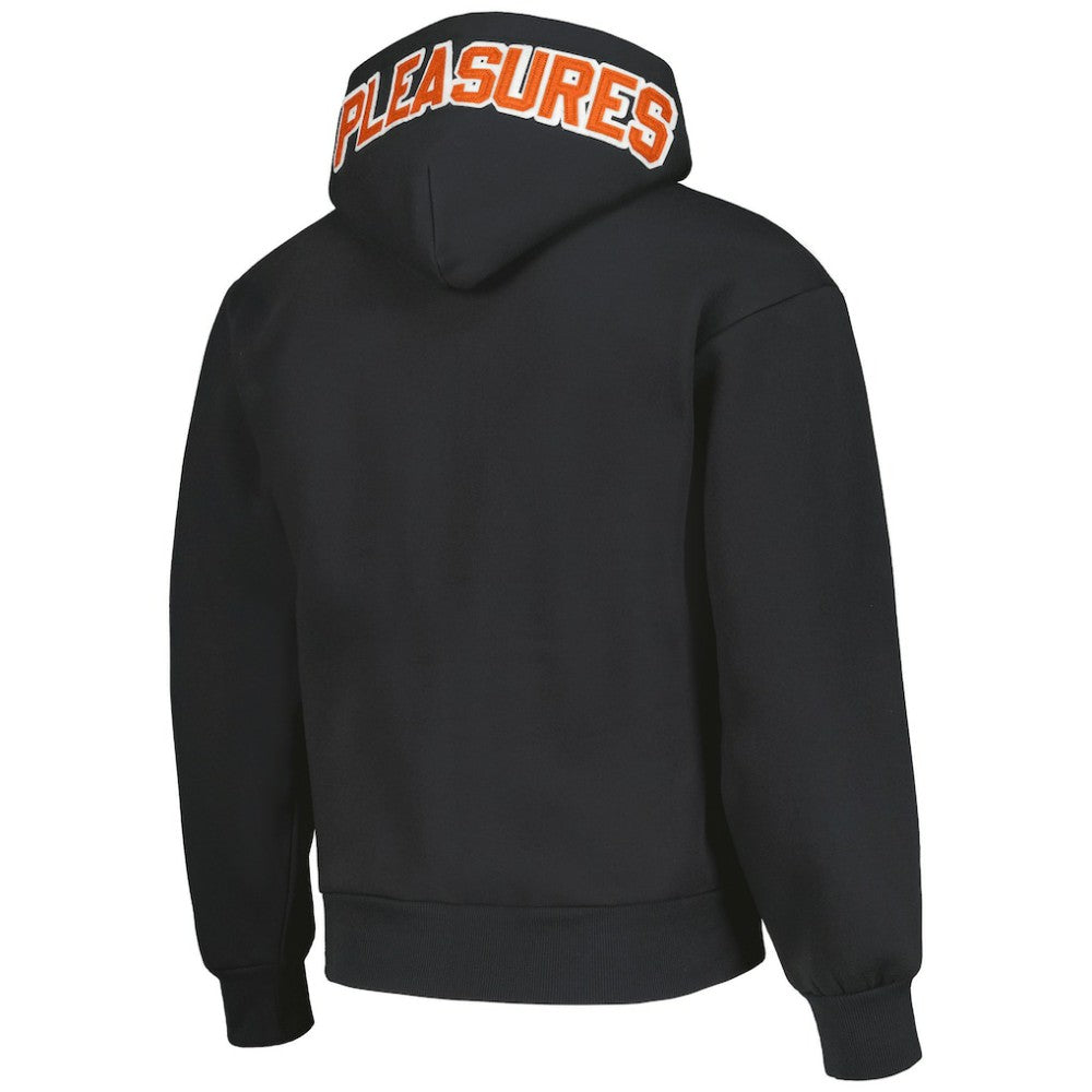 Black Baltimore Orioles PLEASURES Opening Day Full-Zip Hoodie