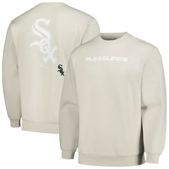 Gray Chicago White Sox PLEASURES Ballpark Pullover Sweatshirt