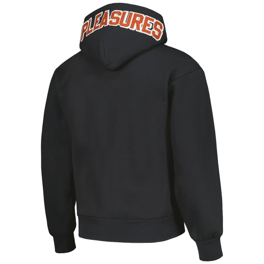 Black Houston Astros PLEASURES Opening Day Full-Zip Hoodie
