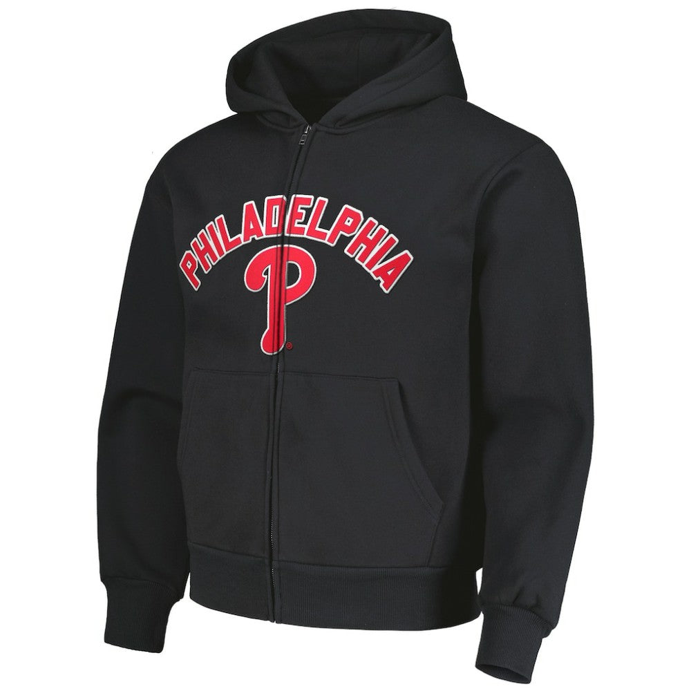 Black Philadelphia Phillies PLEASURES Opening Day Full-Zip Hoodie