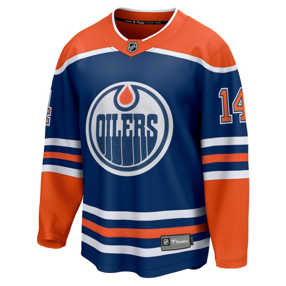 NHL Mattias Ekholm Edmonton Oilers Fanatics Home Breakaway Jersey