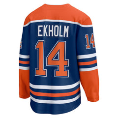 NHL Mattias Ekholm Edmonton Oilers Fanatics Home Breakaway Jersey