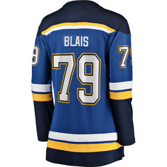 NHL Sammy Blais St. Louis Blues Women's Fanatics Home Breakaway Jersey