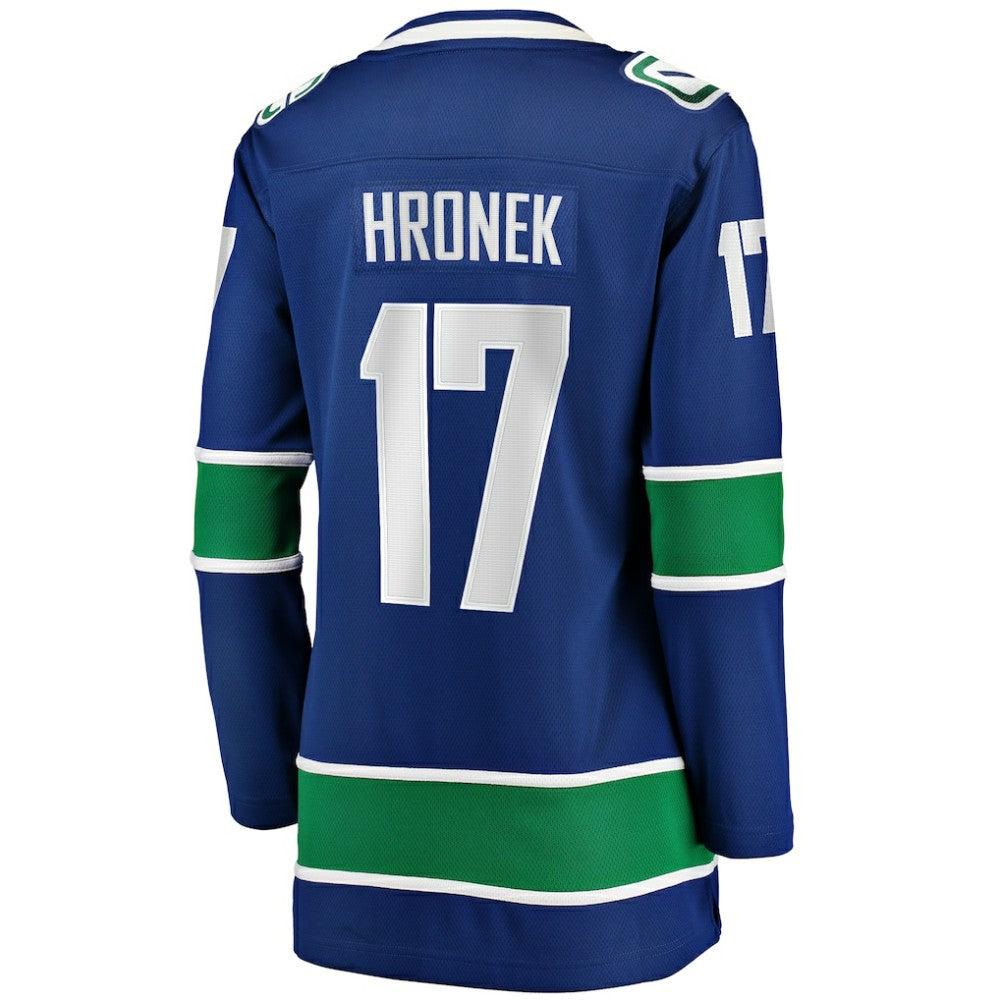 NHL Filip Hronek Vancouver Canucks Women's Fanatics Home Breakaway Jersey