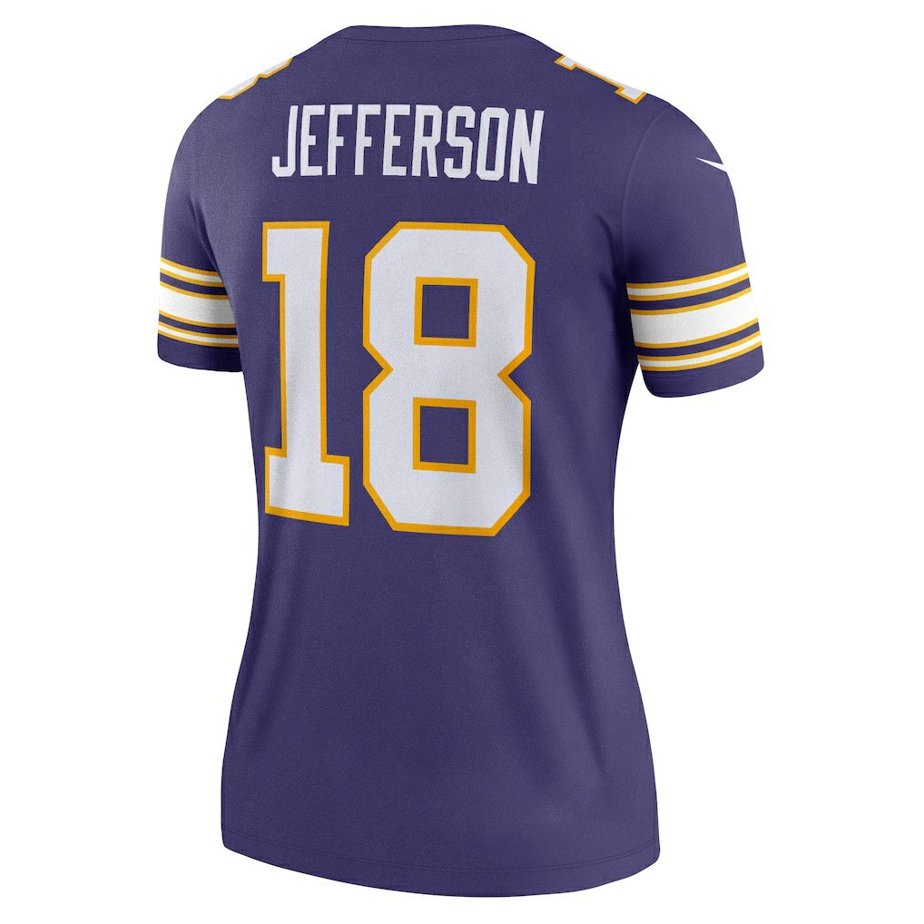 Justin Jefferson  Women's Alternate Legend Player Performance Top - Minnesota Vikings Tops