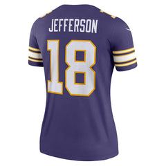 Justin Jefferson  Women's Alternate Legend Player Performance Top - Minnesota Vikings Tops