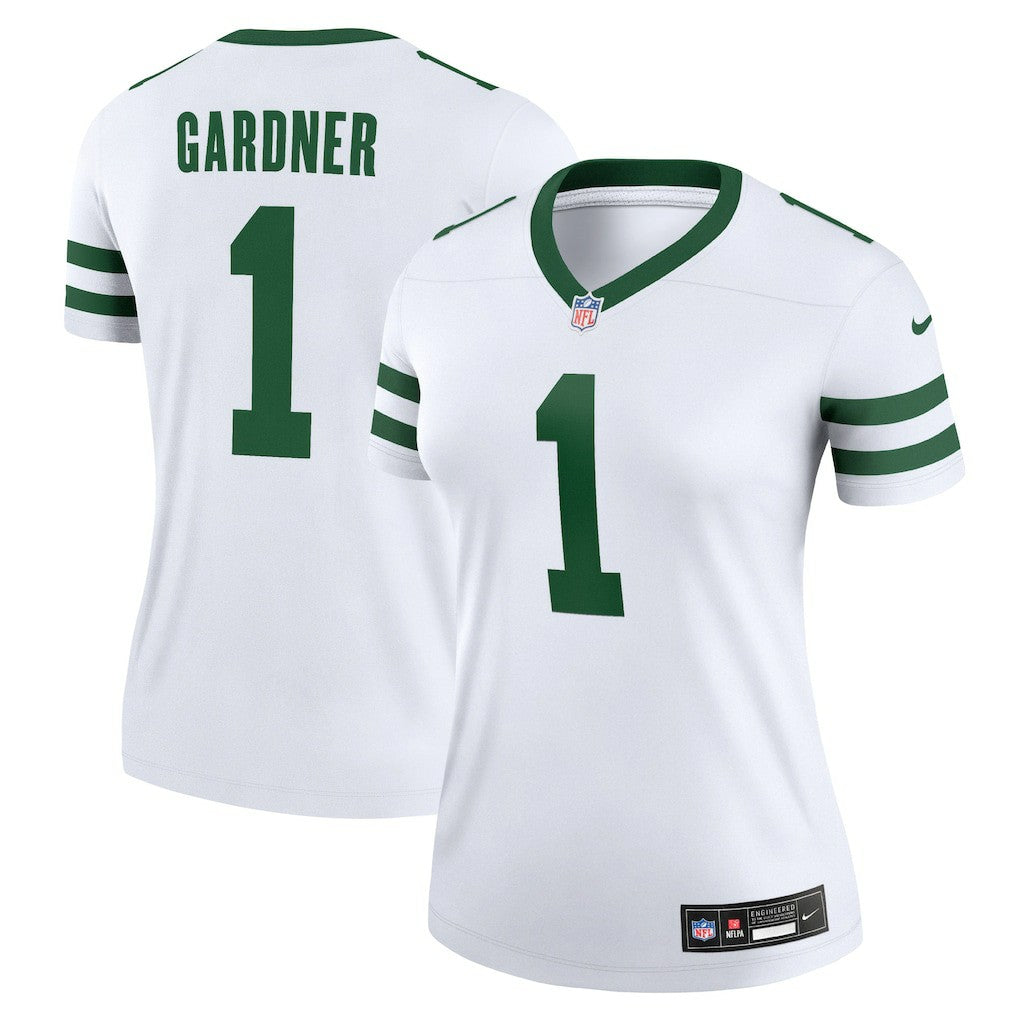 Ahmad Sauce Gardner  Women's Legend Player Performance Top - New York Jets Tops