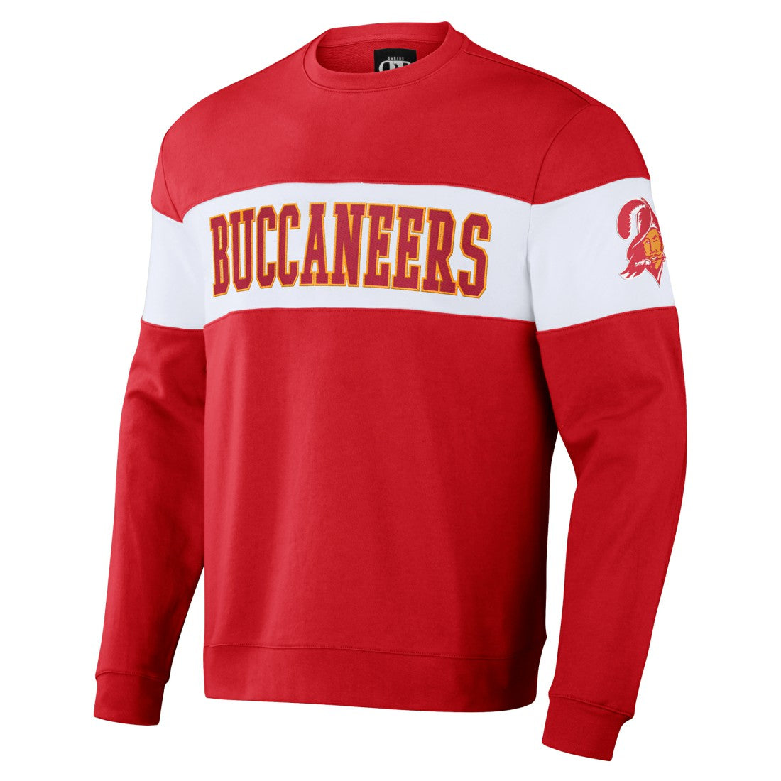 NFL x Darius Rucker Collection Team Color & White Pullover Sweatshirt - Tampa Bay Buccaneers Pullover