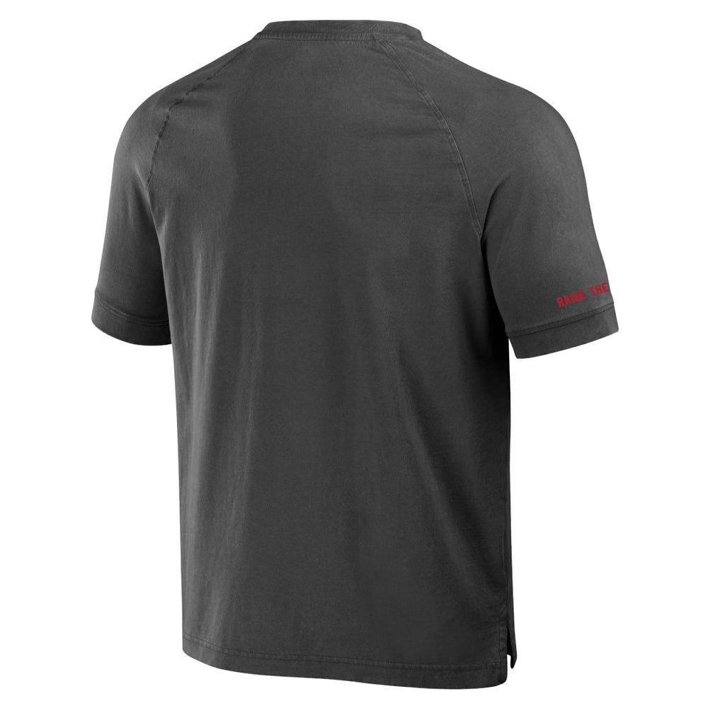 NFL x Darius Rucker Collection Washed Raglan Henley T-Shirt - Tampa Bay Buccaneers T-shirts