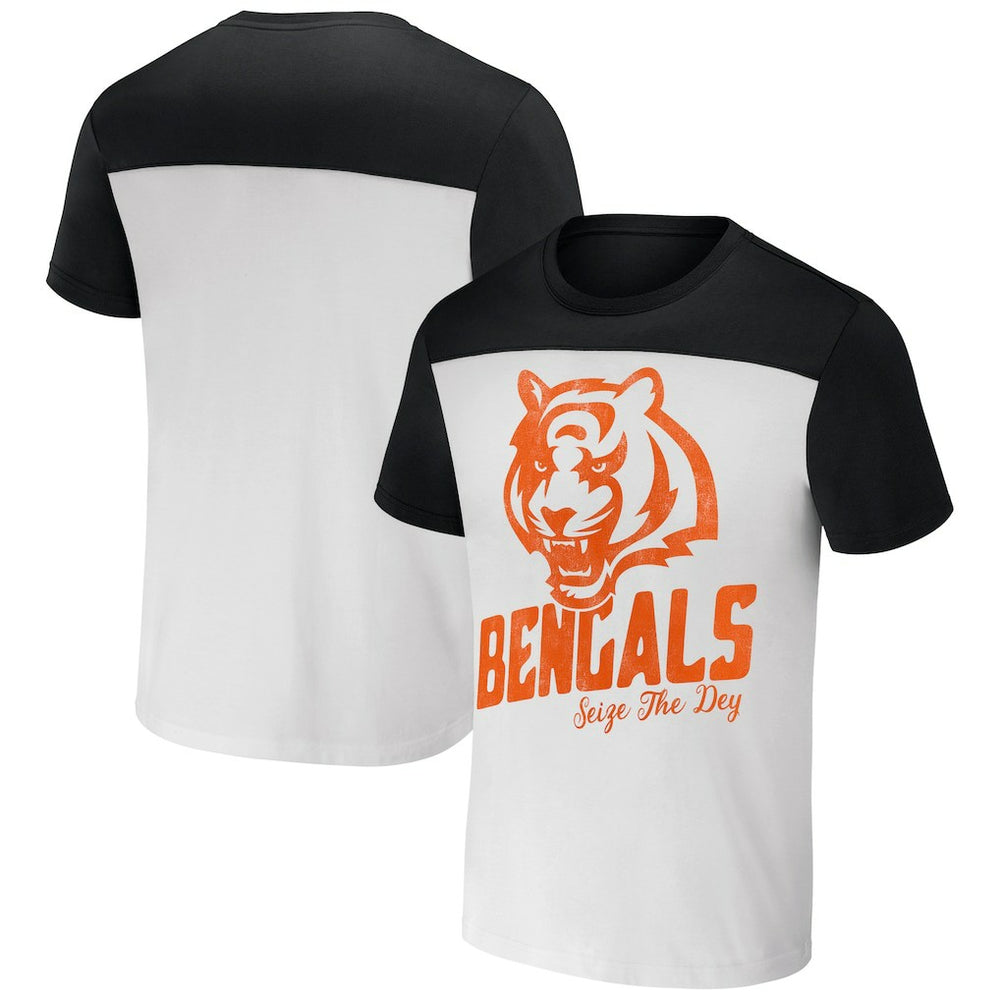 NFL x Darius Rucker Collection Colorblocked T-Shirt - Cincinnati Bengals T-shirts