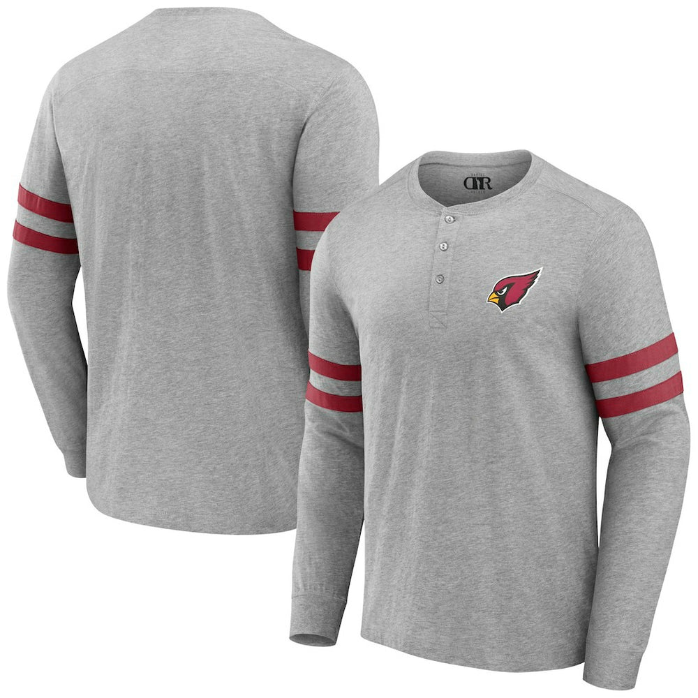 NFL x Darius Rucker Collection Henley Long Sleeve T-Shirt - Arizona Cardinals T-shirts