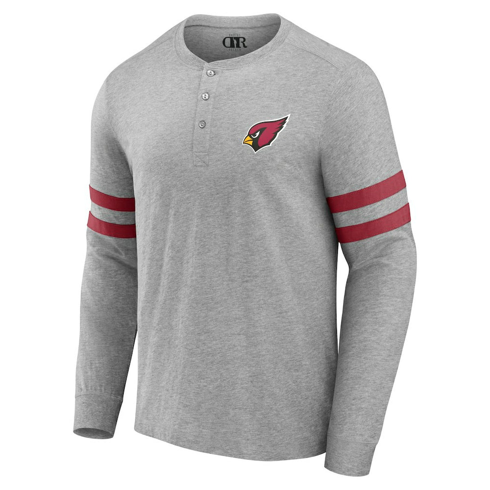 NFL x Darius Rucker Collection Henley Long Sleeve T-Shirt - Arizona Cardinals T-shirts