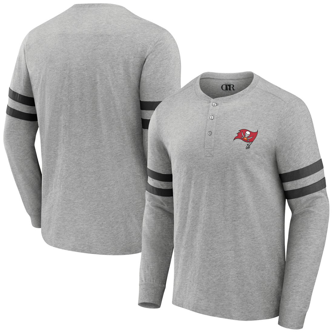 NFL x Darius Rucker Collection Henley Long Sleeve T-Shirt - Tampa Bay Buccaneers T-shirts